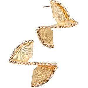 Textured & Twisted Geo Fan Earrings